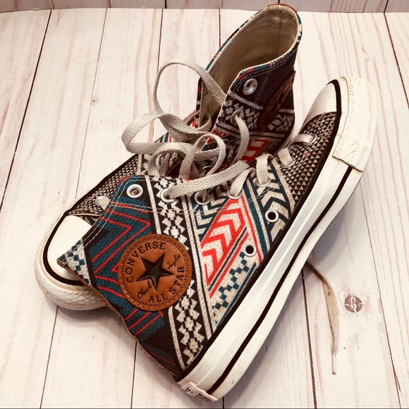Converse Shoes - Converse Aztec Print Hightops